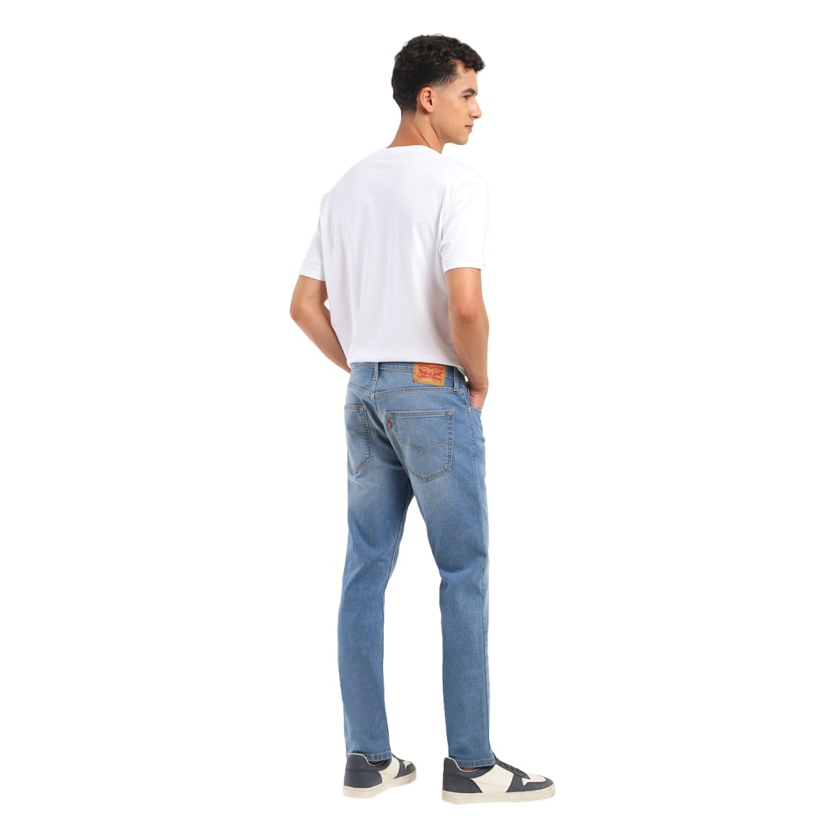 Levi's Men's 512 Slim Tapered Fit Mid-Rise Jeans Light Indigo SaumyasStore