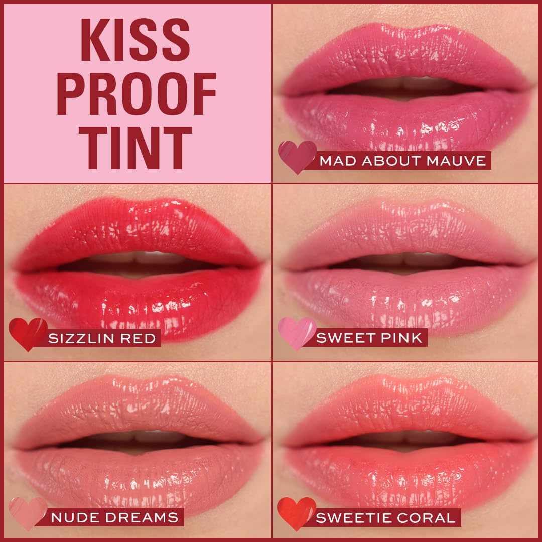 MAKEUP REVOLUTION Pout Tint Lip Gloss, Lightweight & Buildable Formula, Gloss to Stain Finish, Mad about Mauve, 3 ML (Pack of 1) SaumyasStore