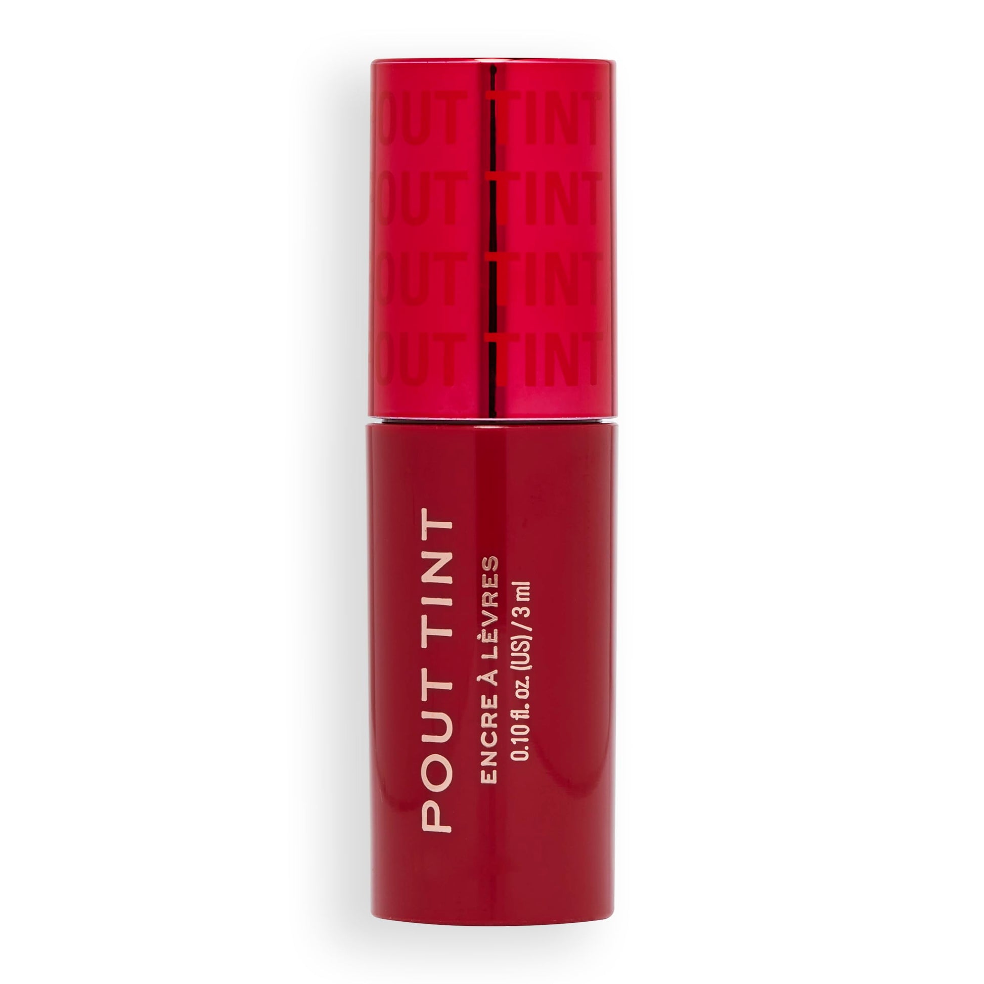 MAKEUP REVOLUTION Pout Tint Lip Gloss, Lightweight & Buildable Formula, Gloss to Stain Finish, Sizzlin Red, 3 ML (Pack of 1) SaumyasStore