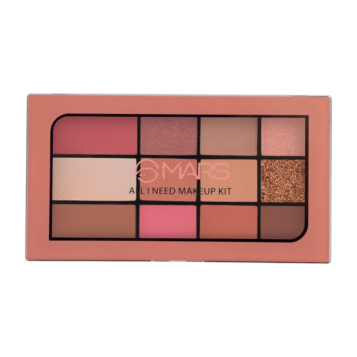 MARS All I Need Makeup And Eyeshadow Powder Kit | 9 Eyeshadows With Blusher Bronzer And Highlighter | Matte Long Lasting & Highly Pigmented (21.5 G) (Multicolor-01) SaumyasStore