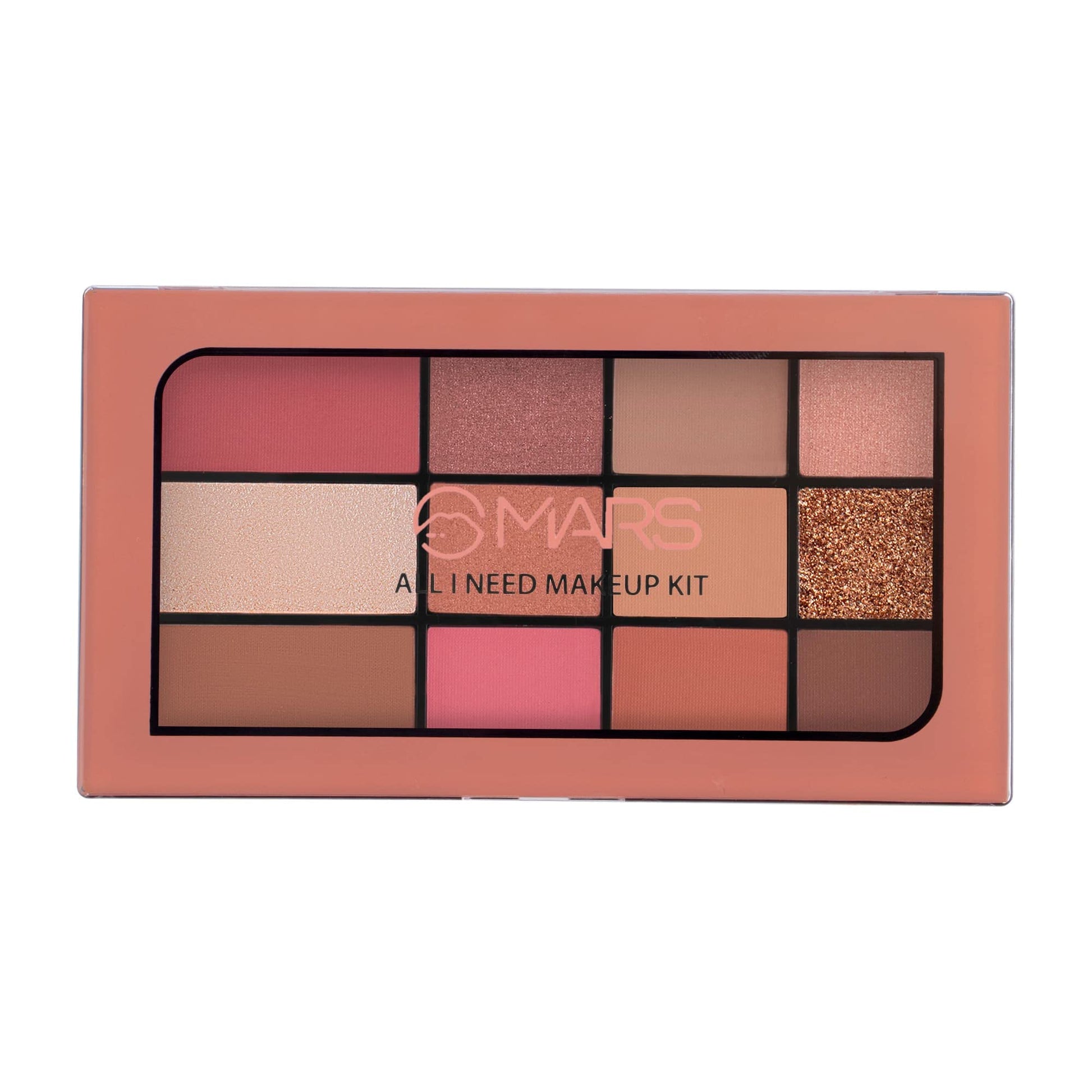 MARS All I Need Makeup And Eyeshadow Powder Kit | 9 Eyeshadows With Blusher Bronzer And Highlighter | Matte Long Lasting & Highly Pigmented (21.5 G) (Multicolor-01) SaumyasStore