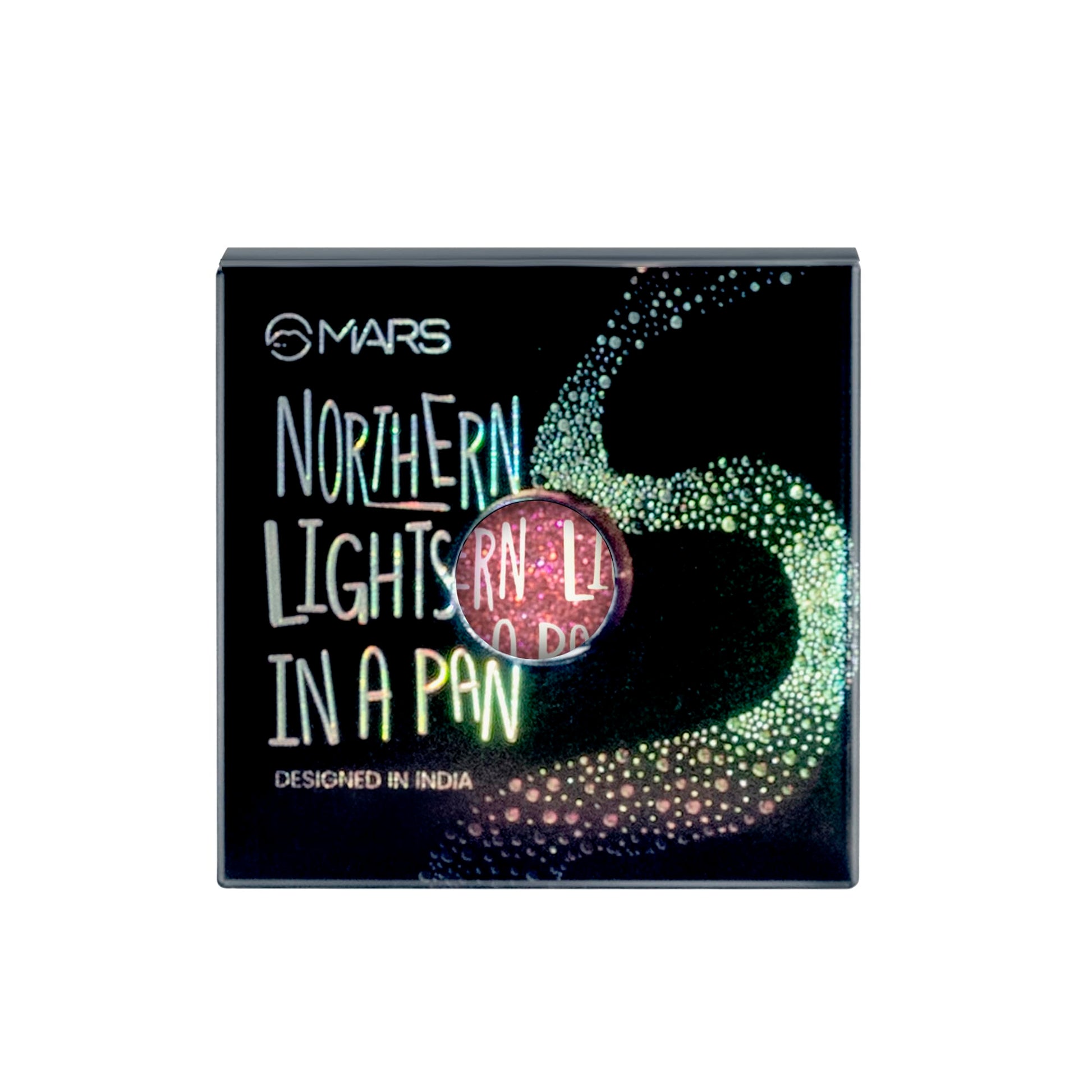 MARS Northern Lights In A Pan Eyeshadow With Dual-Tone Shimmer Shades | Single Swipe Pigmentation | Easy to Blend | (0.5gm) (03-FINLAND FLASH) SaumyasStore
