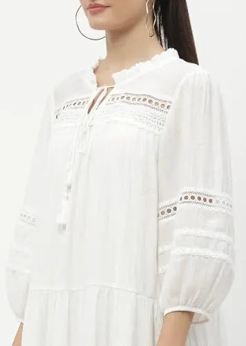 Madame Shanaya Kapoor Off-White Dress SaumyasStore