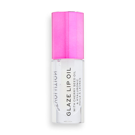 Makeup Revolution Glaze Lip Oil Lust Clear (Glossy) SaumyasStore