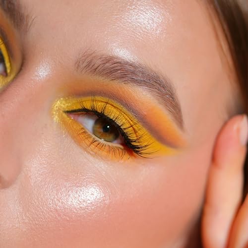 Makeup Revolution-X Fortnite-9 Pan Shadow Palette- Peely | Unpeel high-impact looks |Pops of Peely's signature yellow |Featuring smokey shimmers & cream mattes |A travel-friendly, cute palette | 9gm SaumyasStore