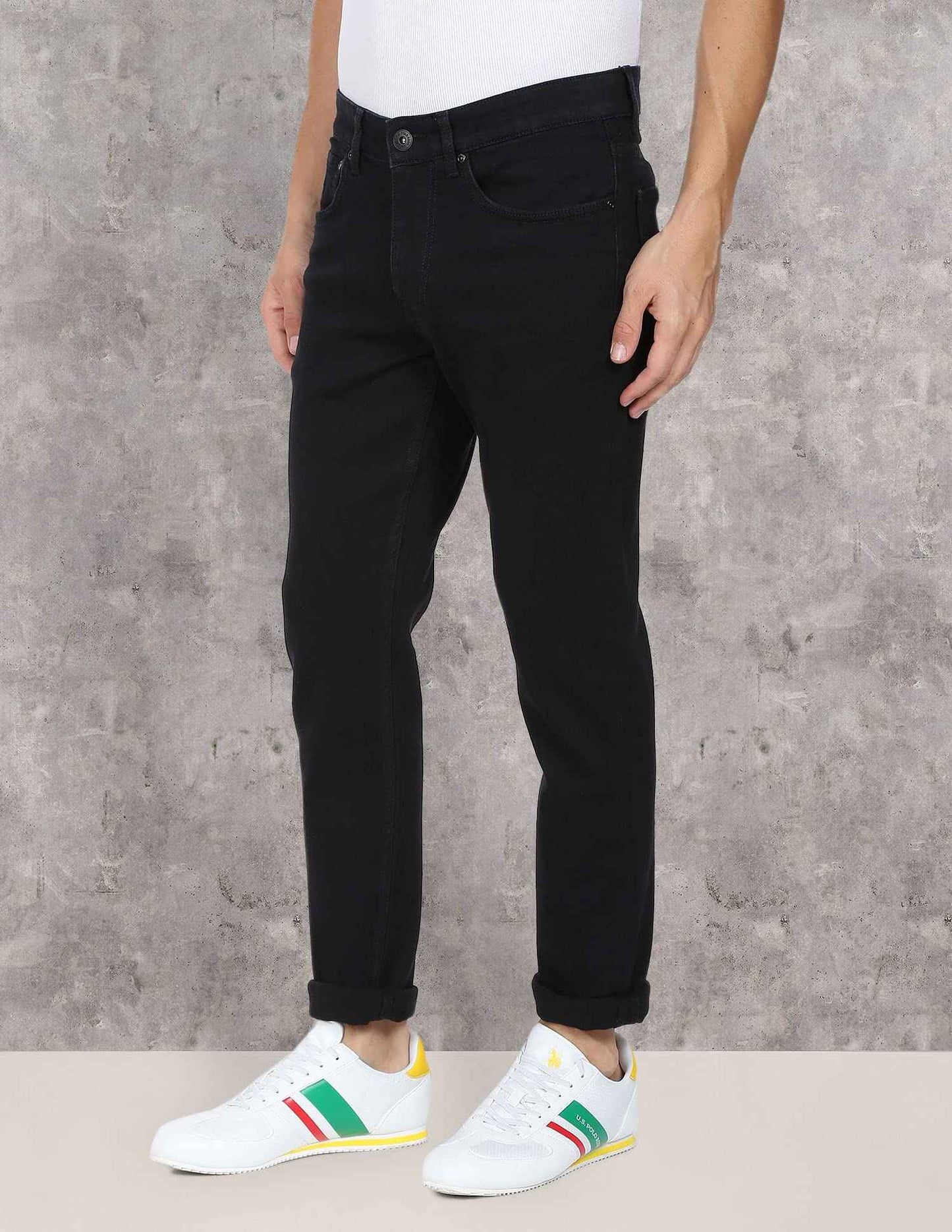 Max Men's Regular Jeans (NOOSDRGGR_Grey SaumyasStore