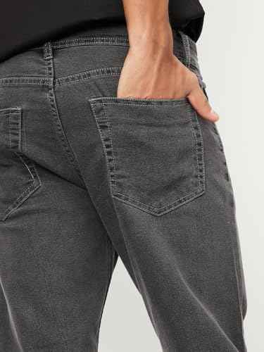 Max Men's Regular Jeans (NOOSDRGGR_Grey SaumyasStore