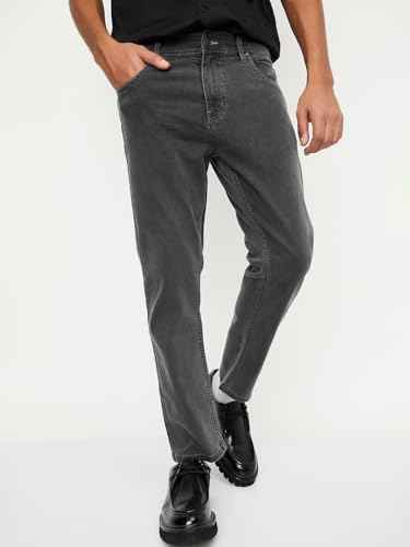 Max Men's Regular Jeans (NOOSDRGGR_Grey SaumyasStore