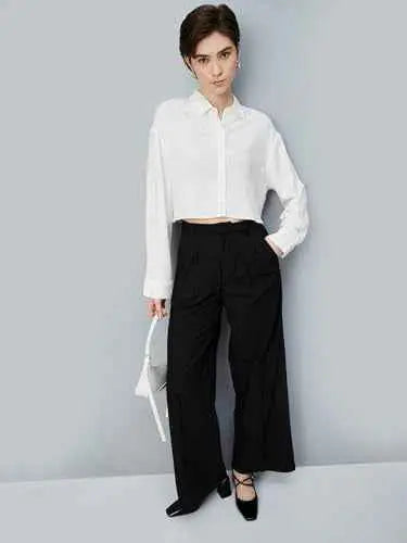 Max Women's Regular Fit Shirt (CHUCK1D_White SaumyasStore