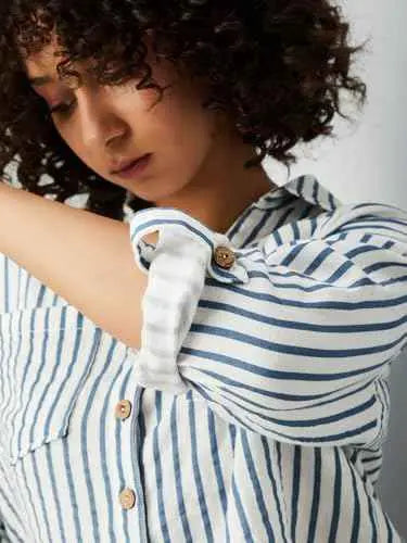 Max Women's Regular Fit Shirt (ELISSA1D_Blue SaumyasStore