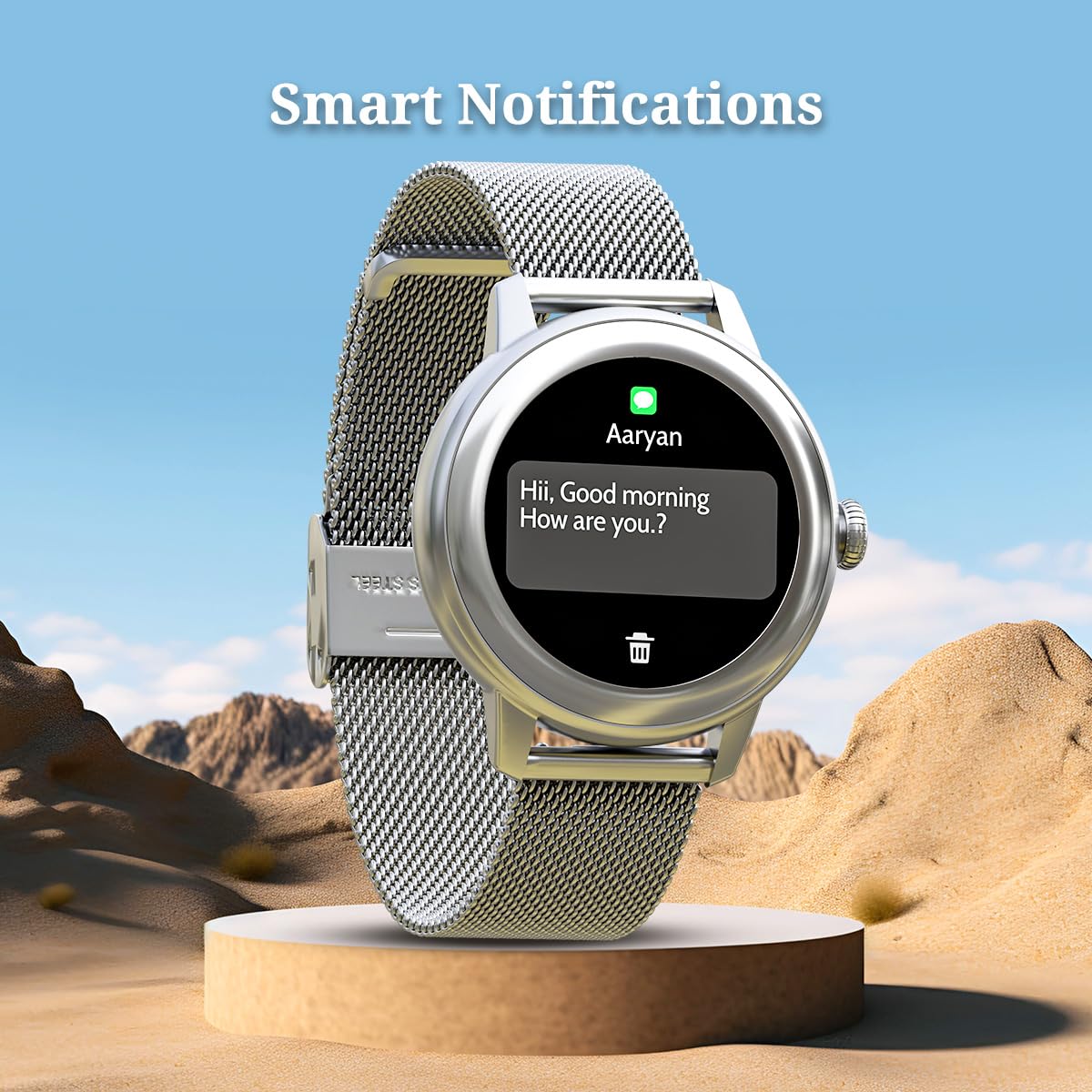 Maxima Max Pro Bliss 1.19" Ultra HD Display 600 Nits, BT Calling, Premium Metallic with 100+ Sports Modes, SpO2, Heart Rate Monitoring (Black) SaumyasStore