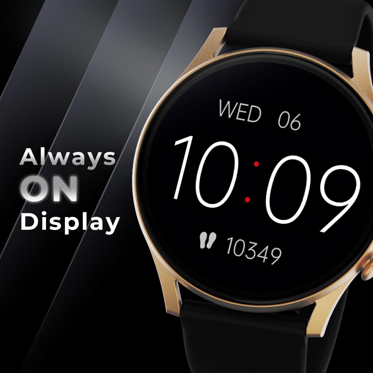 Maxima Power 1.43" Super AMOLED Bluetooth Calling Smart Watch | 466x466 Pixels Retina Resolution Display 1000Nits| Always On Smartwatch with AI Voice Assistant |Health Monitoring |Long Battery Life SaumyasStore