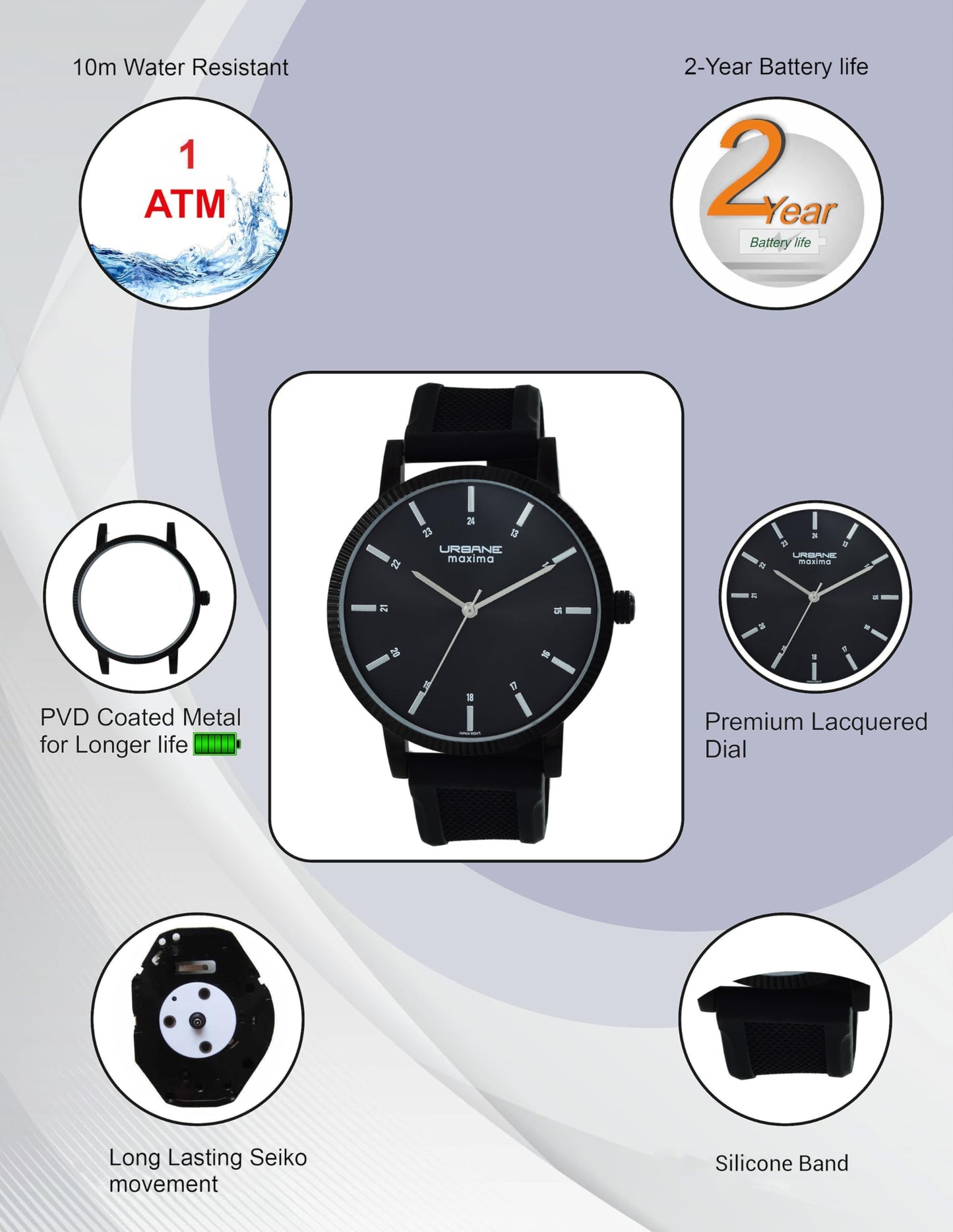 Maxima Urbane Watch Collection for Men 70523PMGB SaumyasStore