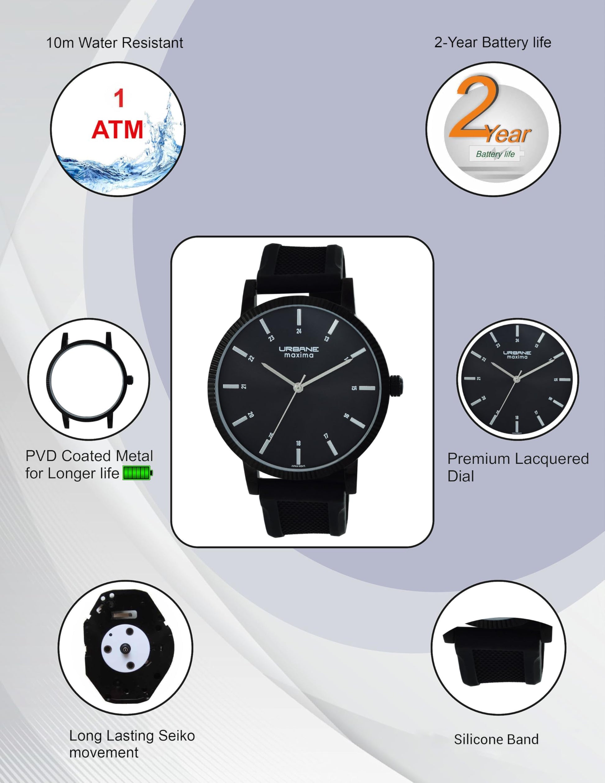 Maxima Urbane Watch Collection for Men 70523PMGB SaumyasStore