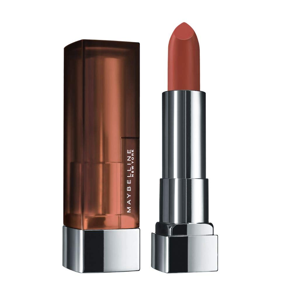Maybelline New York Color Sensational Creamy Matte Lipstick Plum Perfection - 808m, Brown, 3.9 g SaumyasStore