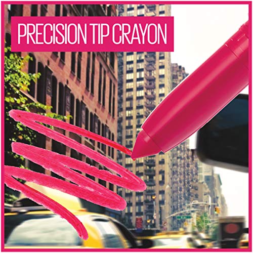 Maybelline New York Maybelline Super Stay Ink Crayon Lipstick, Precision Tip Matte Lip Crayon with Built-in Sharpener, Longwear Up To 8Hrs, Hustle In Heels, Apple Red, 0.04 oz SaumyasStore