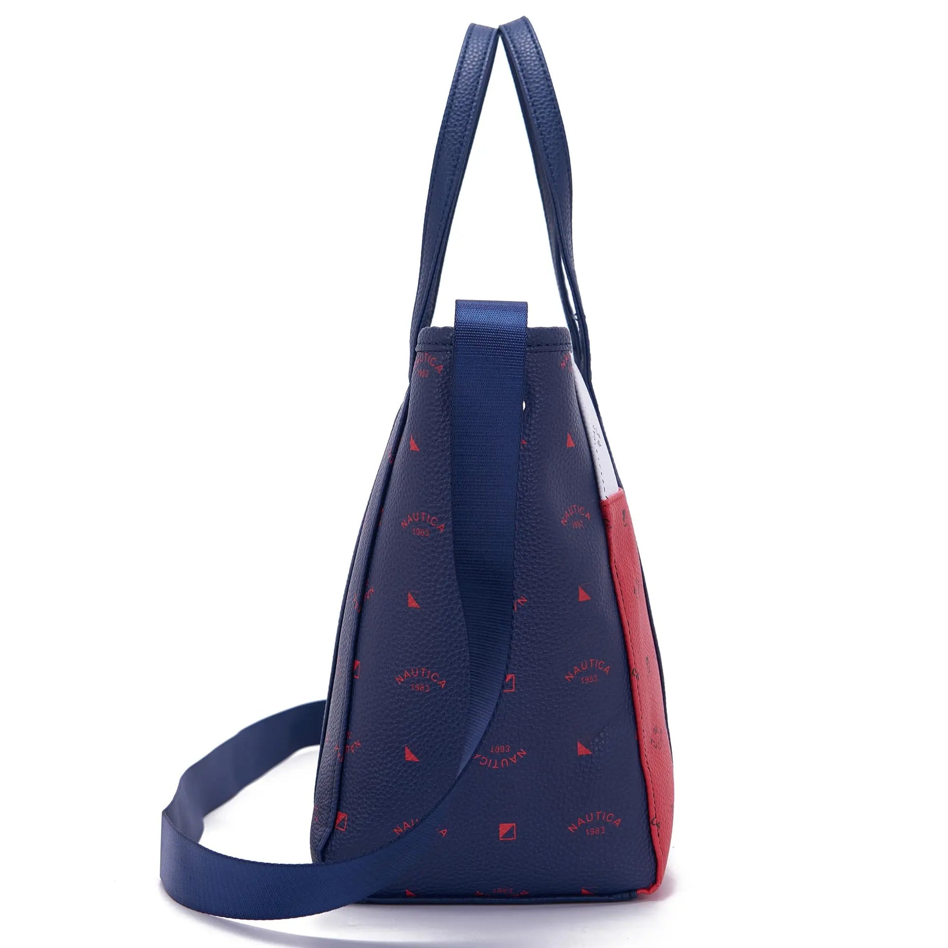 Nautica Stylish Handbag for Women and Girls | PU Leather Bag For Women | Ladies Purse With Zipper | Women's Shoulder Bag | Spacious Compartment | Idle Size, Red SaumyasStore