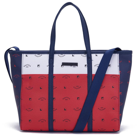 Nautica Stylish Handbag for Women and Girls | PU Leather Bag For Women | Ladies Purse With Zipper | Women's Shoulder Bag | Spacious Compartment | Idle Size, Red SaumyasStore