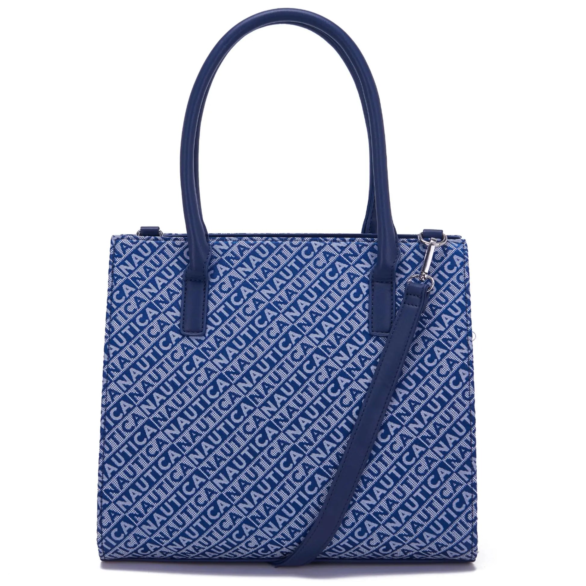 Nautica Womens Sandy Jr. Top Handel Satchel with Removable Crossbody Strap, Navy Blue SaumyasStore