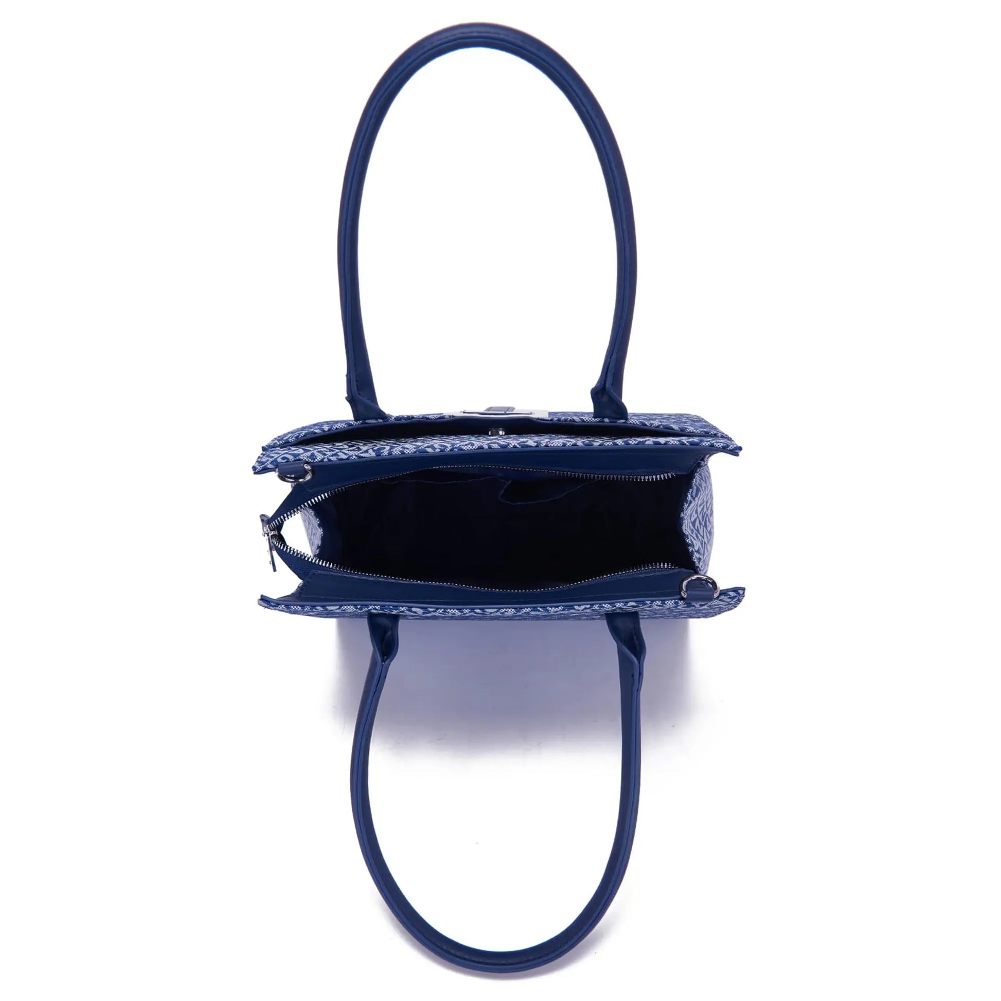 Nautica Womens Sandy Jr. Top Handel Satchel with Removable Crossbody Strap, Navy Blue SaumyasStore