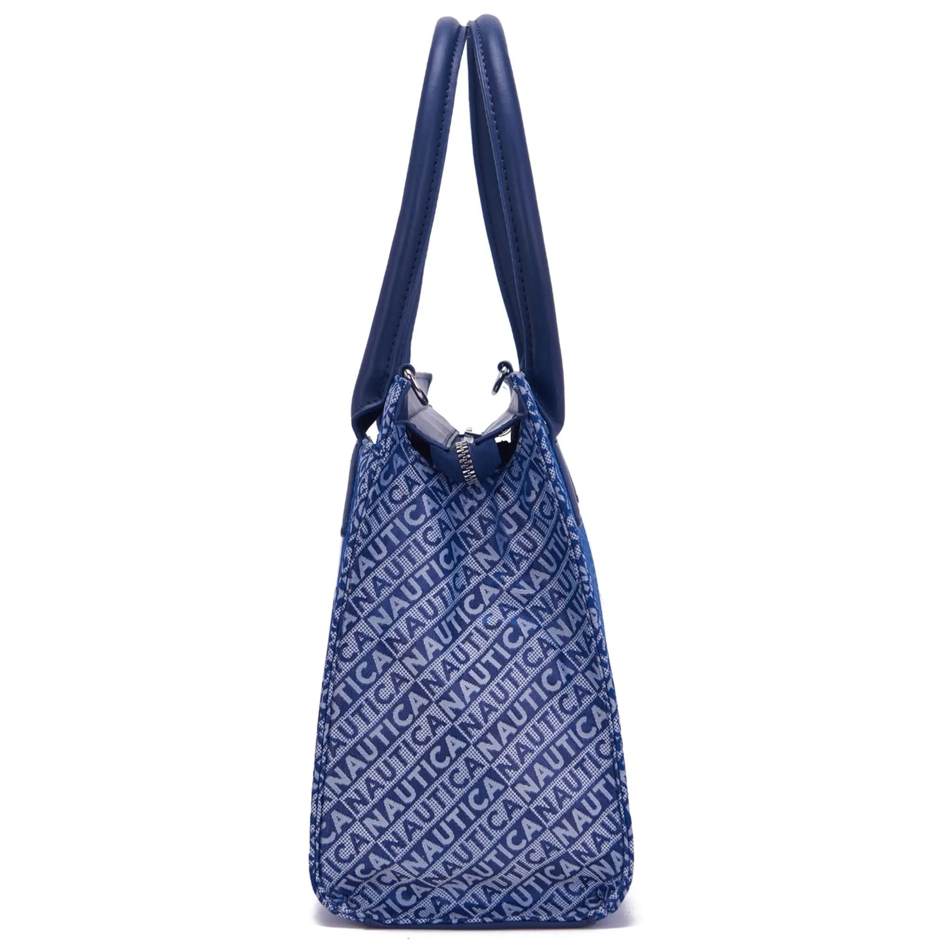 Nautica Womens Sandy Jr. Top Handel Satchel with Removable Crossbody Strap, Navy Blue SaumyasStore