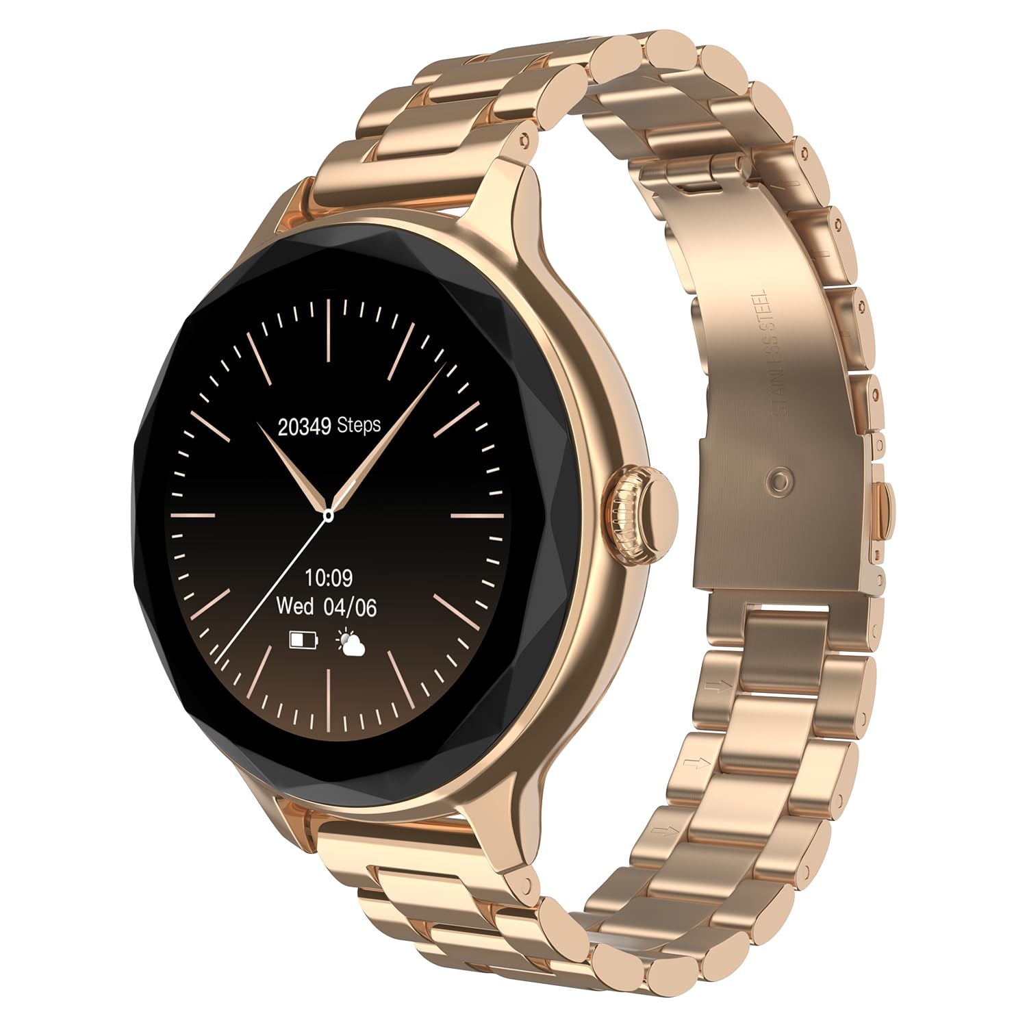 Noise NoiseFit Grace Smartwatch - Rose Gold SaumyasStore