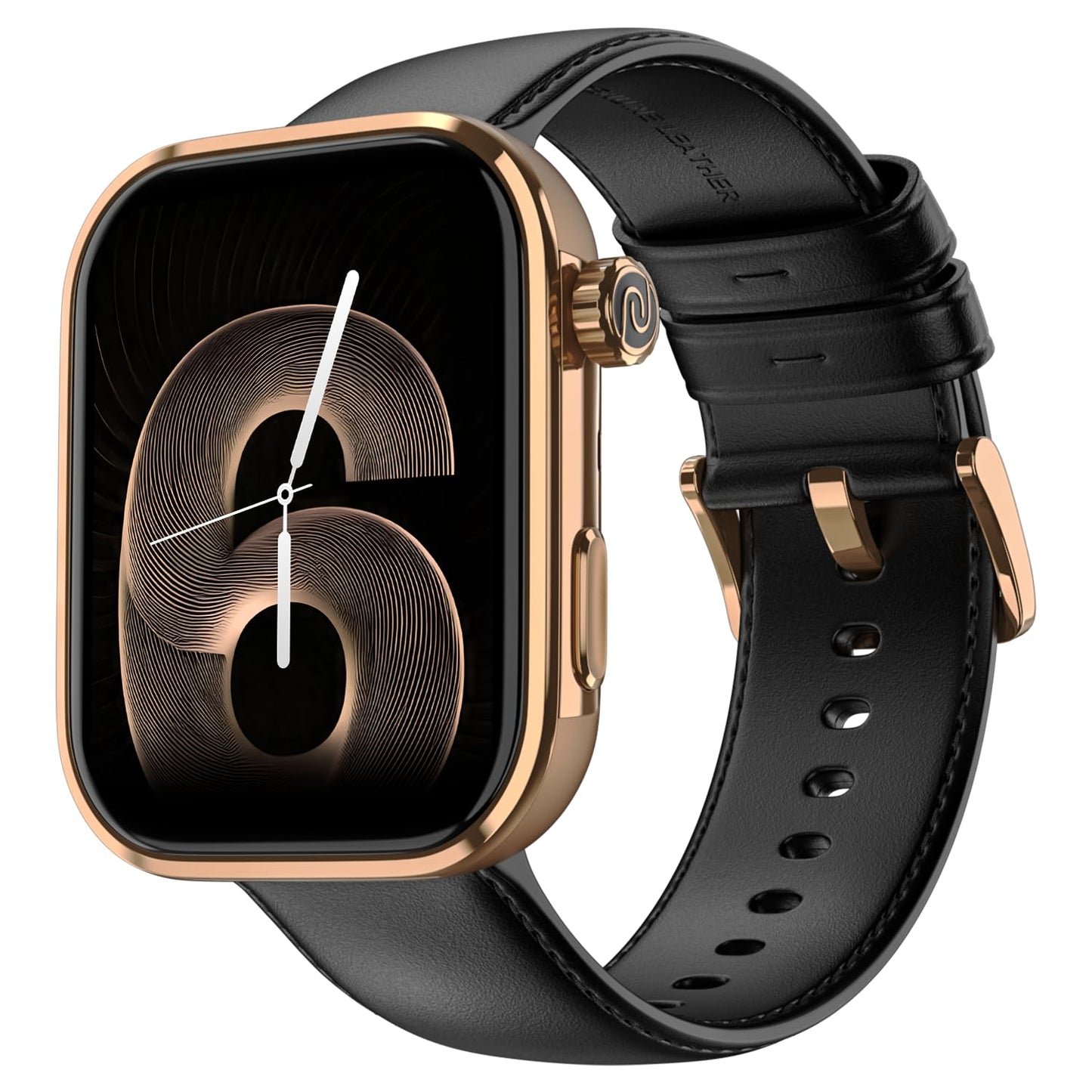 Noise Pro 6 Max Smart Watch:Intelligent AI, Endless AI Watch Faces, AI Companion, 1.96” AMOLED, Stainless Steel Build, Built-in GPS, 5 ATM, EN2 Processor, for iOS & Android(Copper Black) SaumyasStore