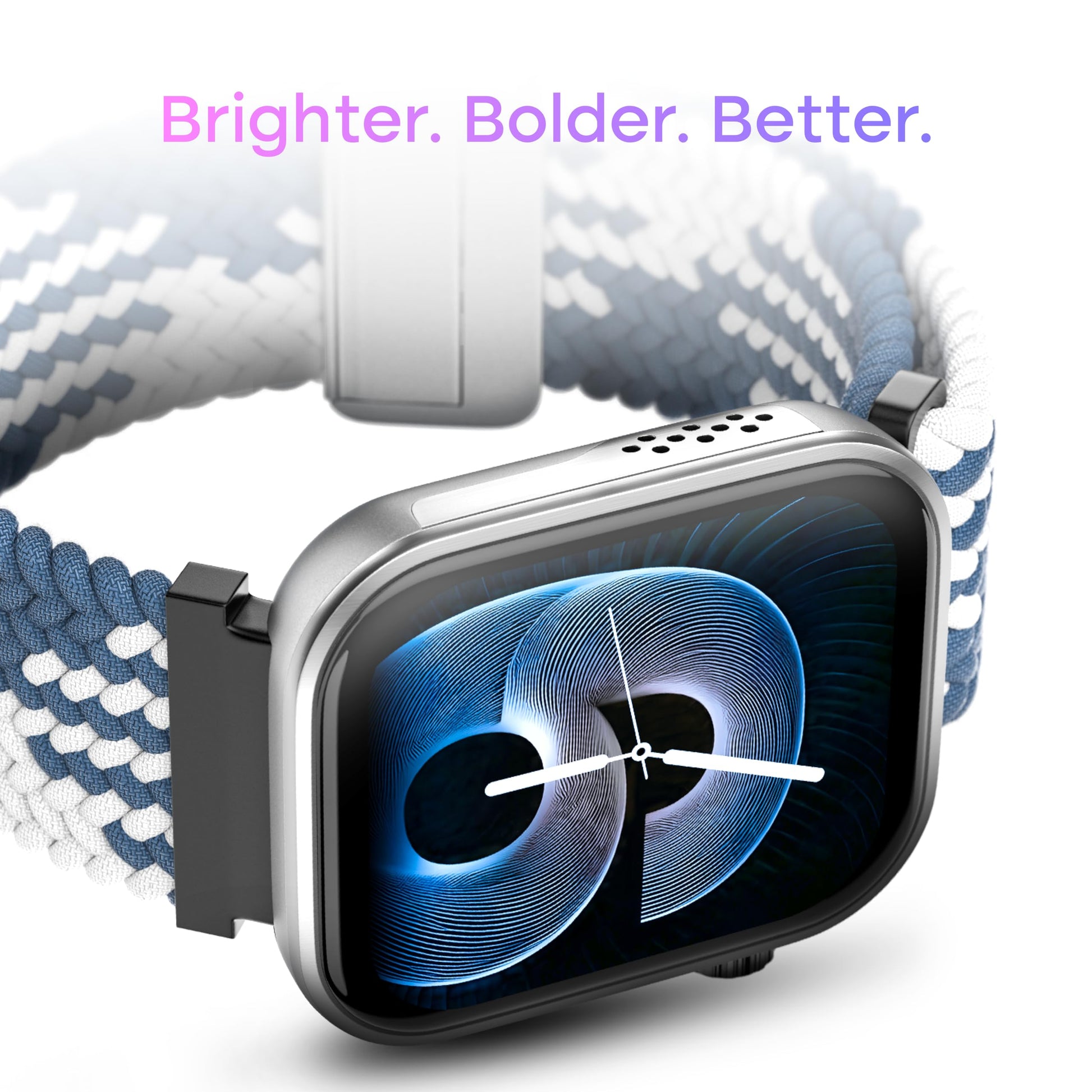 Noise Pro 6 Smart Watch:Intelligent AI, Endless AI Watch Faces, AI Companion, 1.85” AMOLED, EN2 Processor, Nebula UI 2.0, Emergency SOS, Compatible with iOS & Android(Ice Blue) SaumyasStore