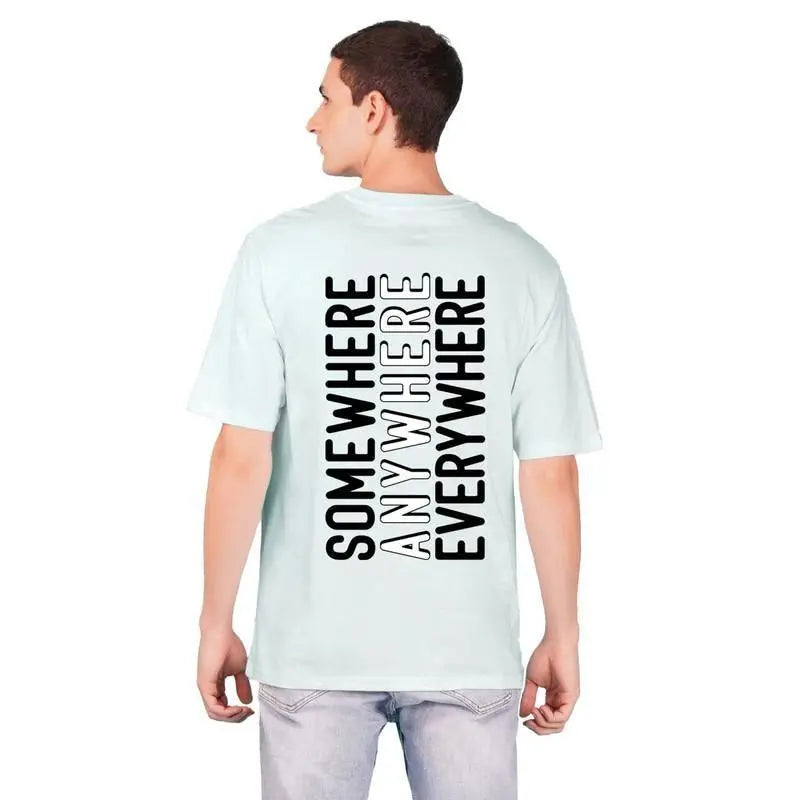 Nusyl Knitted Printed Half Sleeves Mens Round Neck T-Shirt SaumyasStore