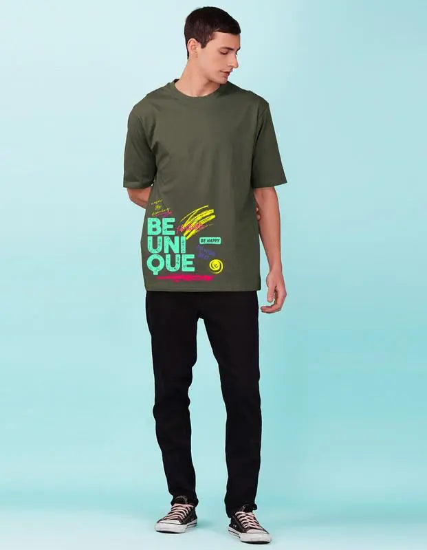 Nusyl Knitted Printed Half Sleeves Mens Round Neck T-Shirt SaumyasStore