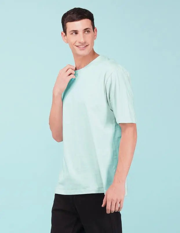 Nusyl Knitted Printed Half Sleeves Mens Round Neck T-Shirt SaumyasStore