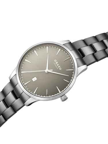 Obaku Analog Grey Dial Men's Watch-V247XDUUSU SaumyasStore