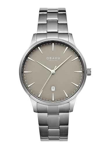 Obaku Analog Grey Dial Men's Watch-V247XDUUSU SaumyasStore