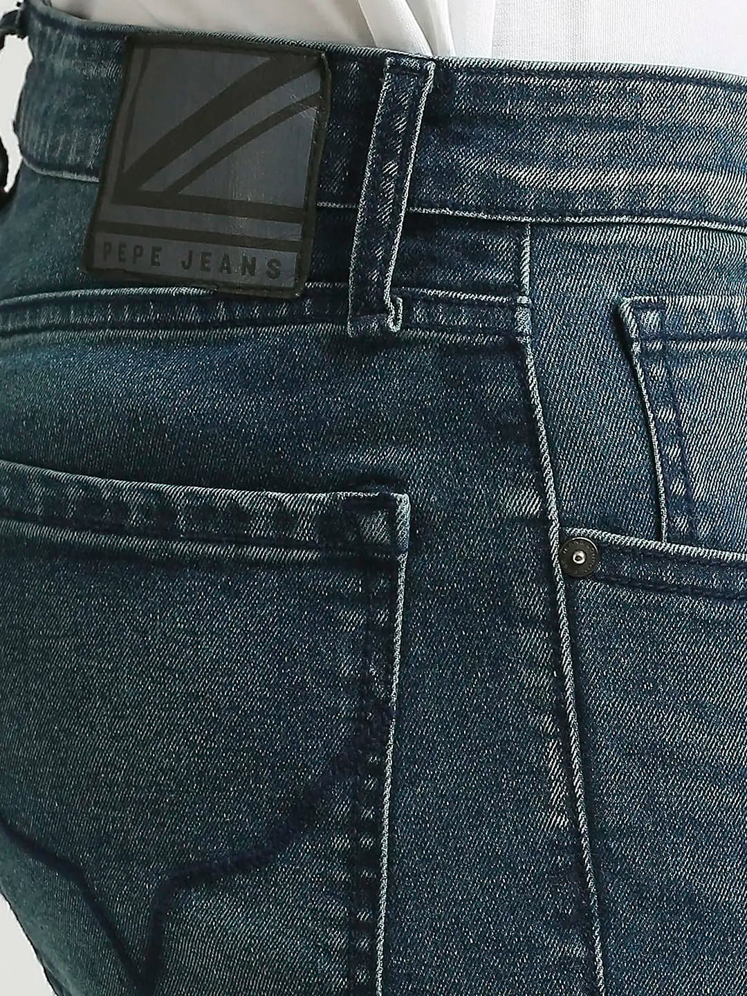 Pepe Jeans Men's Mid Rise Slim Fit Jeans SaumyasStore