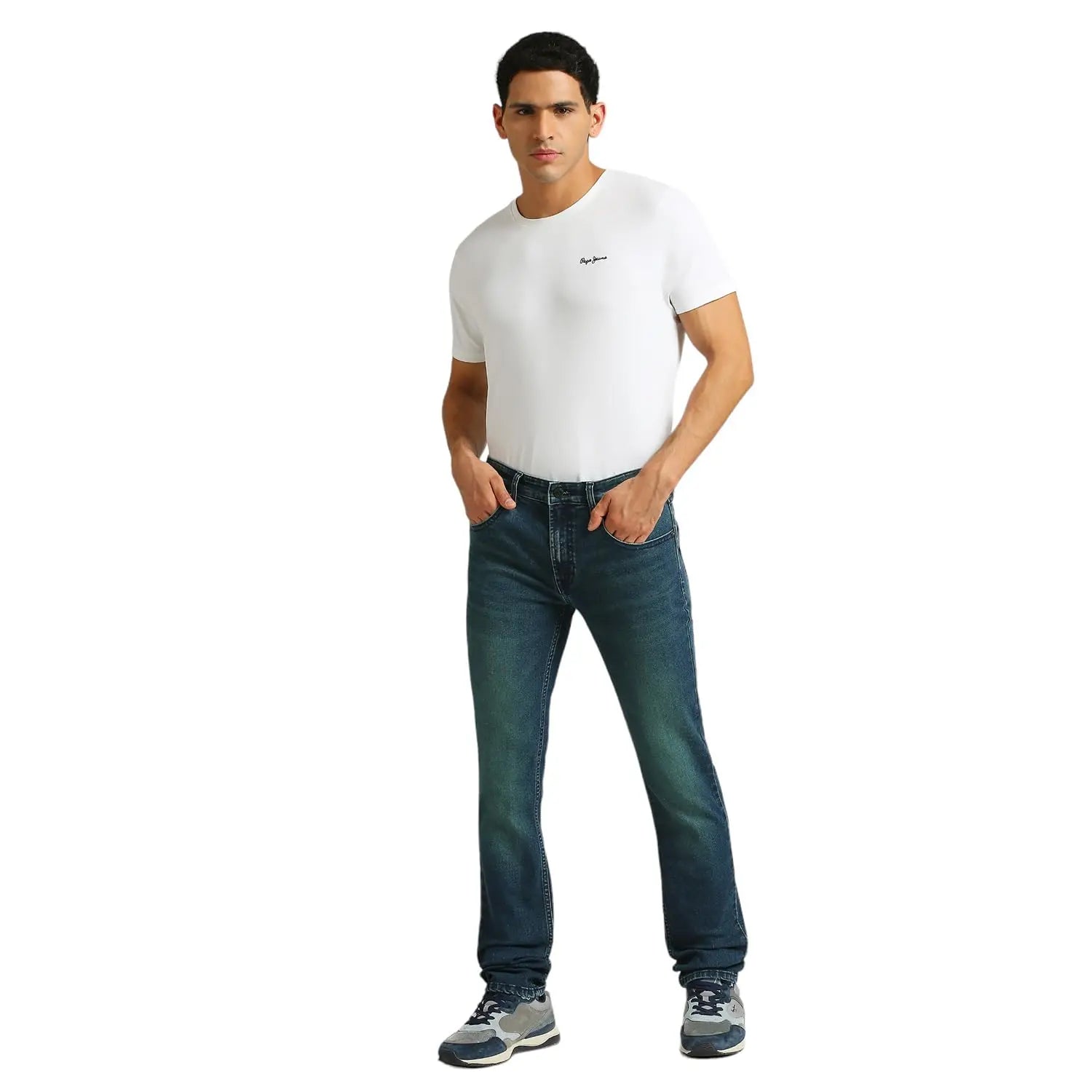 Pepe Jeans Men's Mid Rise Slim Fit Jeans SaumyasStore
