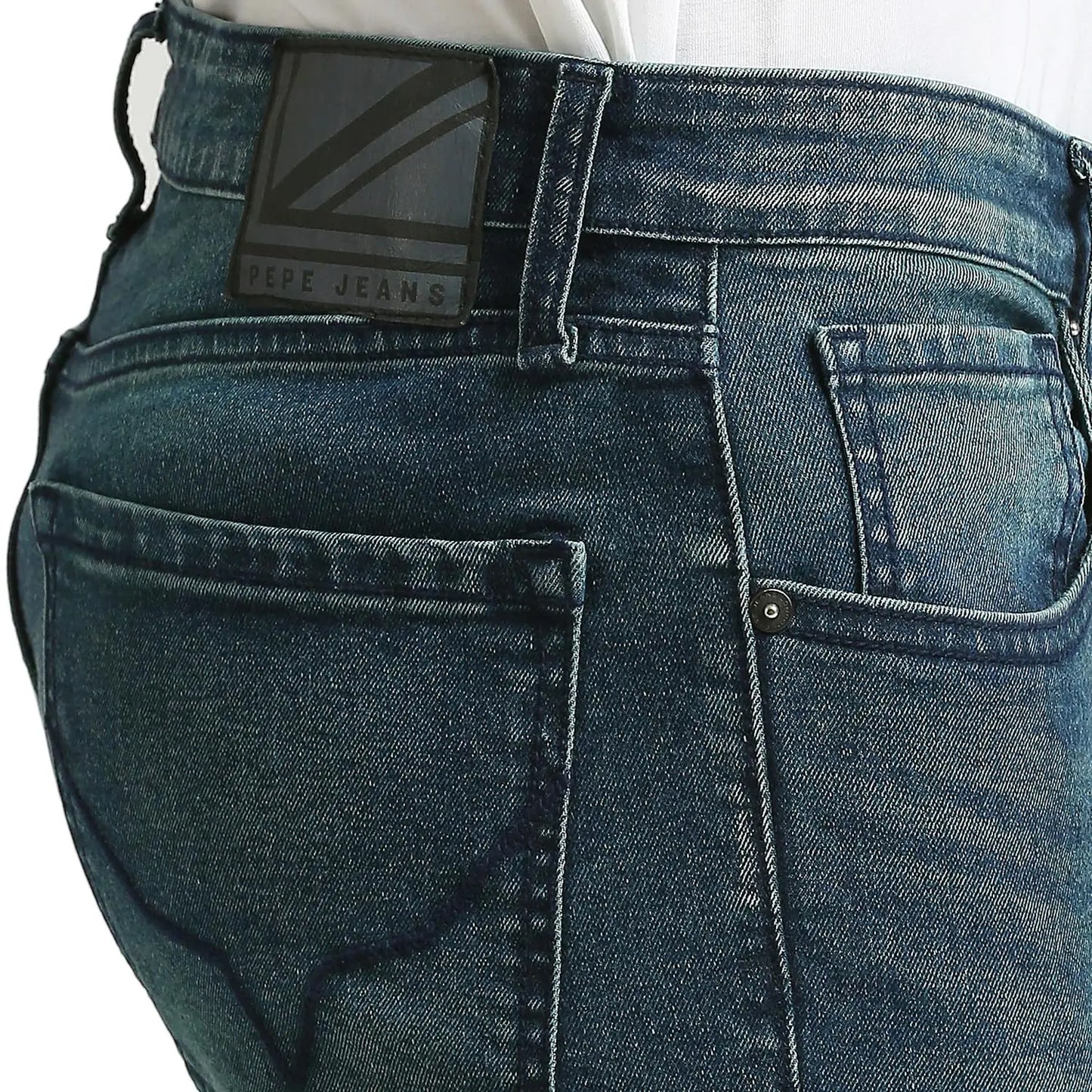 Pepe Jeans Men's Mid Rise Slim Fit Jeans SaumyasStore