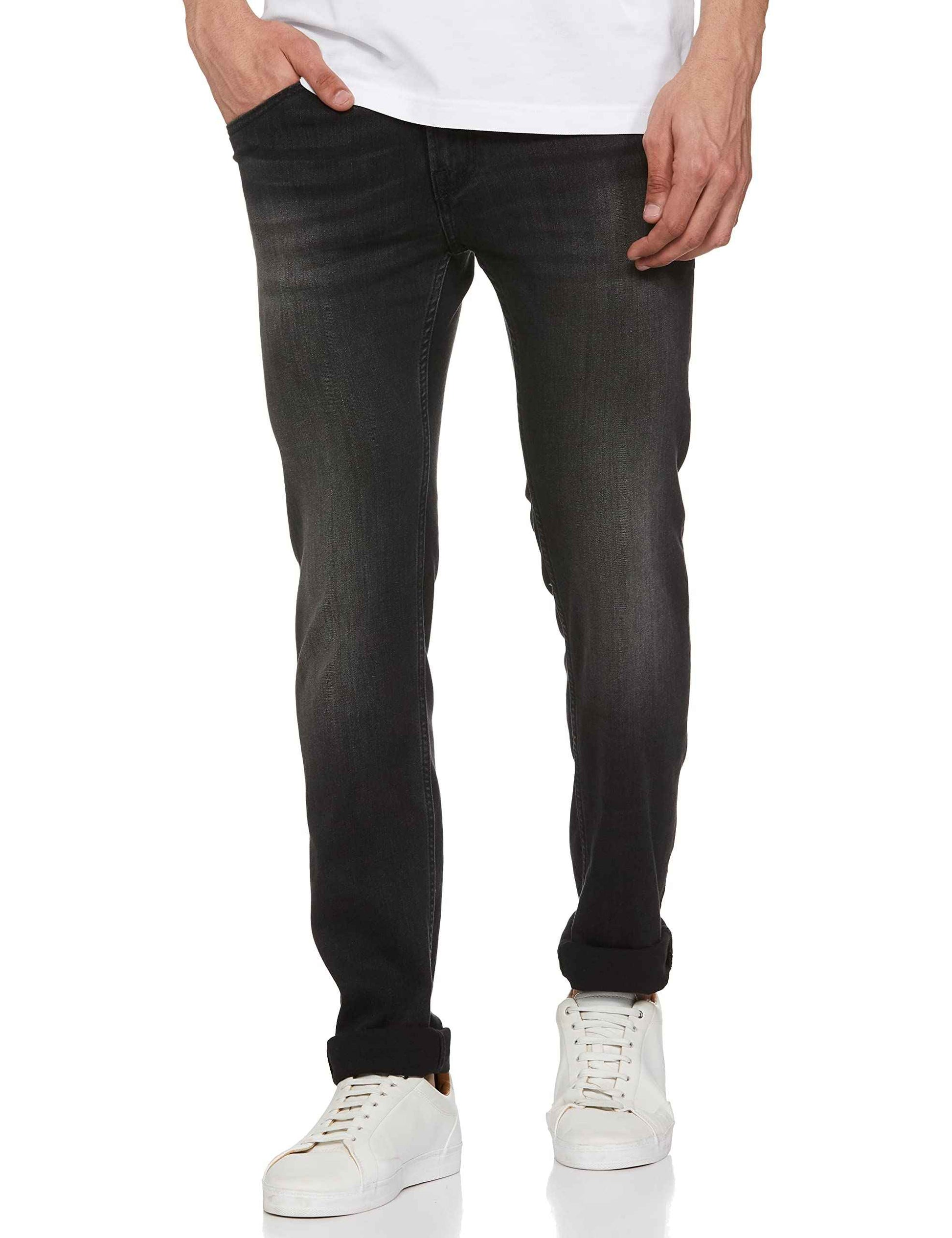 Pepe Jeans Men's Slim Jeans (PM206824R98_Black Used_32) SaumyasStore