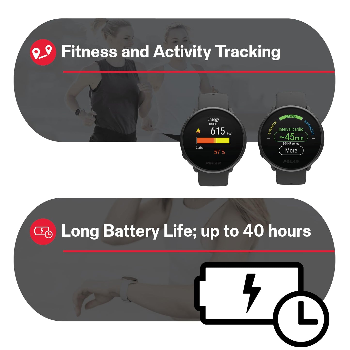 Polar Ignite 2 - Fitness Smartwatch with Integrated GPS - Wrist-Based Heart Monitor - Personalized Guidance for Workouts, Recovery and Sleep Tracking - Music Controls, Weather, Phone Notifications SaumyasStore