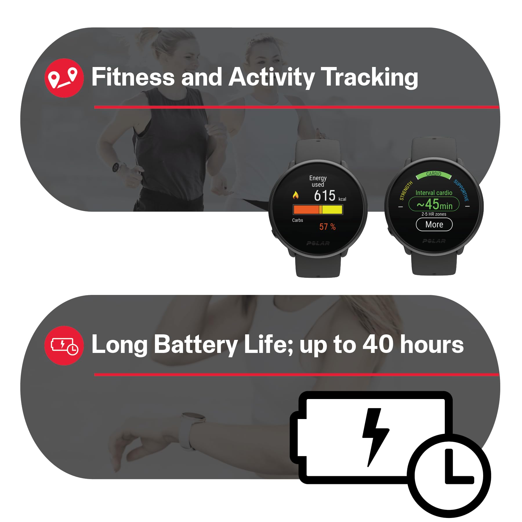 Polar Ignite 2 - Fitness Smartwatch with Integrated GPS - Wrist-Based Heart Monitor - Personalized Guidance for Workouts, Recovery and Sleep Tracking - Music Controls, Weather, Phone Notifications SaumyasStore