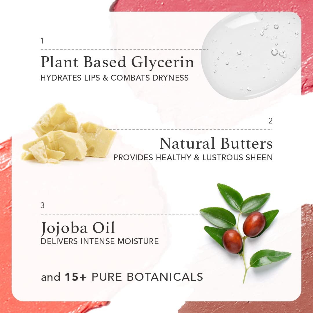 RAS Luxury Oils Oh-So-Luxe Lip and Cheek Tint Balm 3.2ml | Enriched With Natural Butters, Oils & Glycerin | Provides Moisture, Nourishment, Intense Lip Colour, Perfect Pink | Cruelty Free & Vegan SaumyasStore