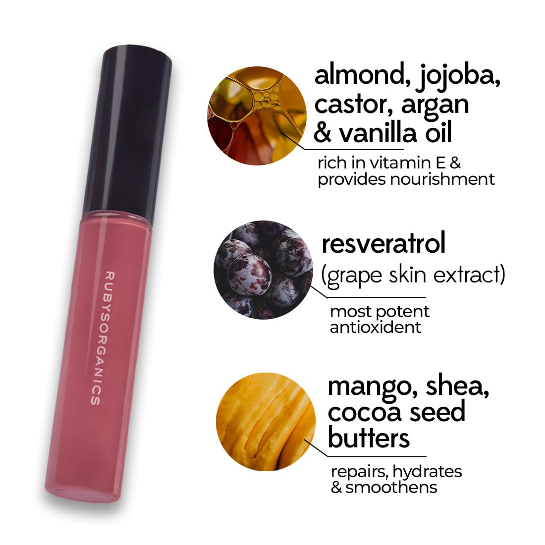 RUBY's ORGANICS Lip Beauty Gift Kit,Everyday Pinks Combo Pack Of Lipstick&Lipgloss,Moisturizing,Long Lasting,Non Sticky&Non Drying Formula,Glossy Texture,Lip Makeup,Paraben Free - Nuddy&Malibu SaumyasStore