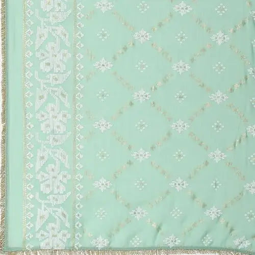 Rangriti Women's Viscose Blend Kurtas Set (SHMRYJMDNI19533AW24JADEGRN_Jade Green SaumyasStore