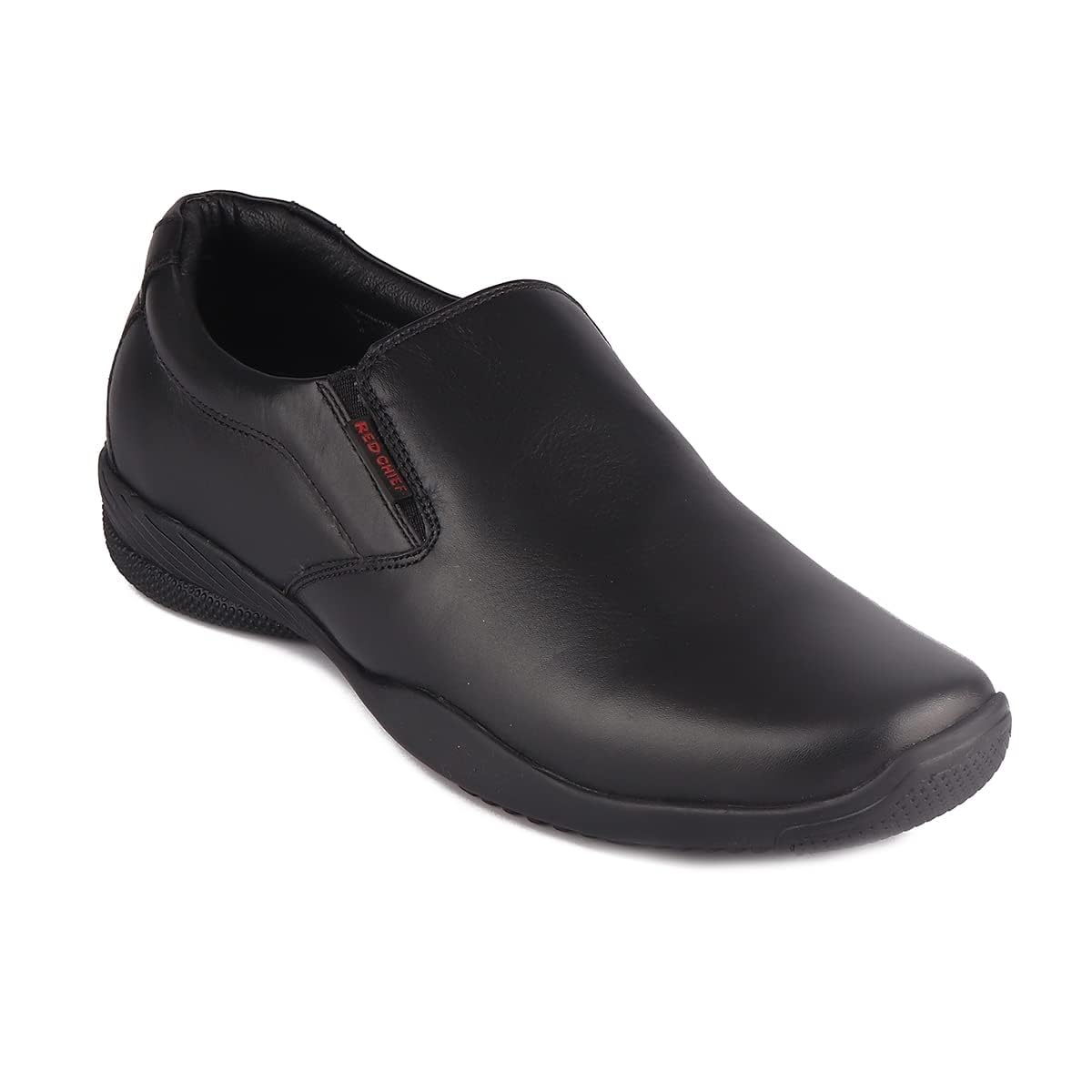 Red Chief Classic Slip On | Men's Formal Shoes for Office | Black | TPR Sole SaumyasStore