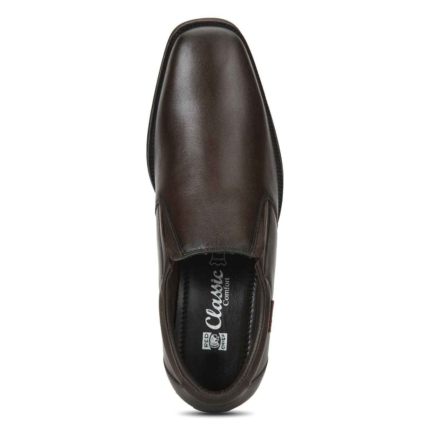 Red Chief Classic Slip-On | Men's Formal Shoes for Office | Brown | TPR Sole SaumyasStore