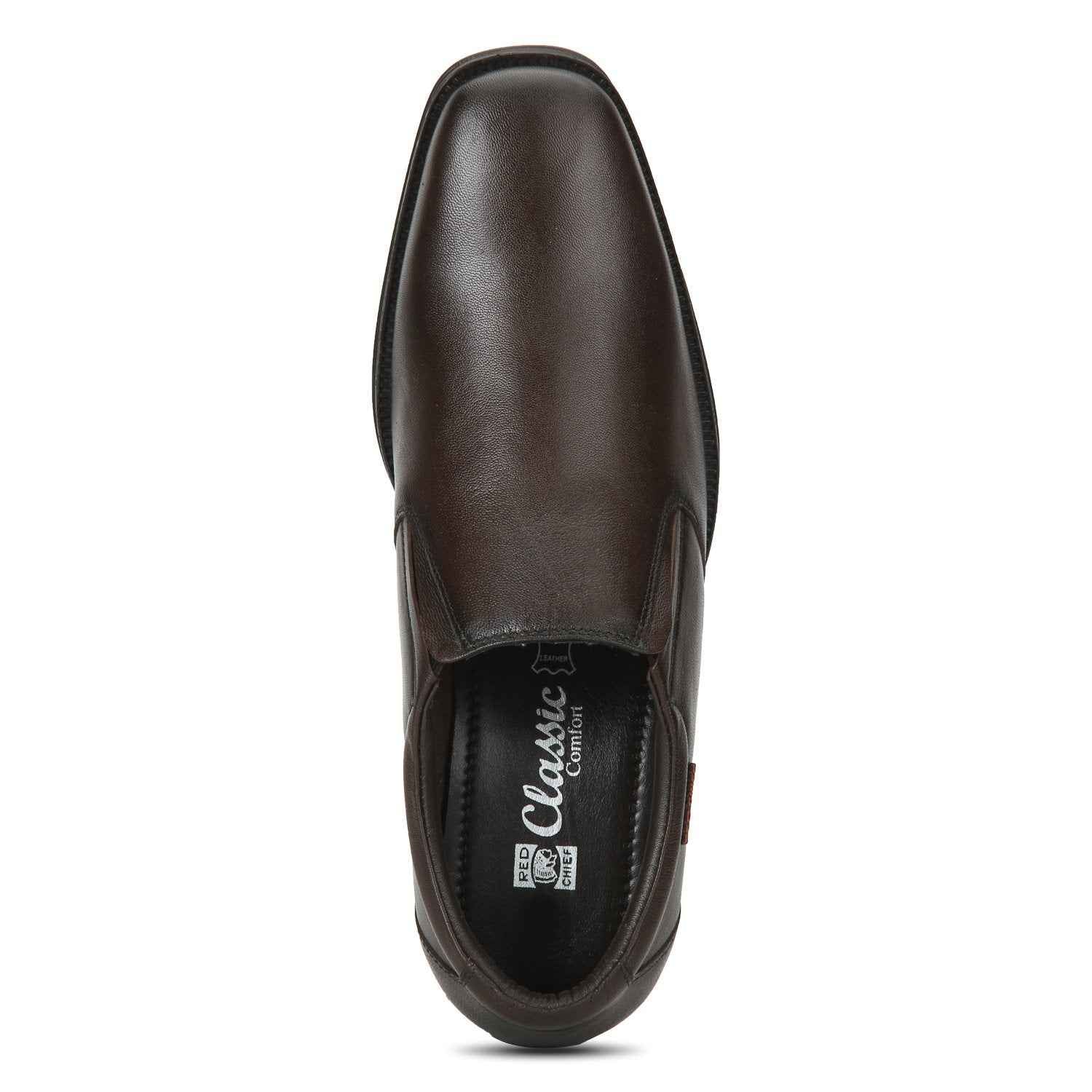 Red Chief Classic Slip-On | Men's Formal Shoes for Office | Brown | TPR Sole SaumyasStore