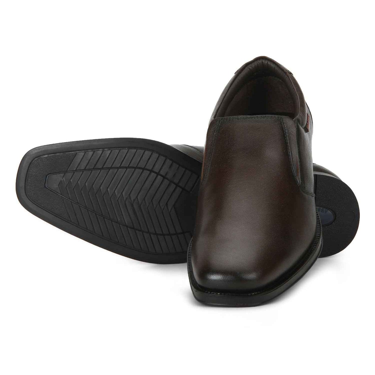 Red Chief Classic Slip-On | Men's Formal Shoes for Office | Brown | TPR Sole SaumyasStore