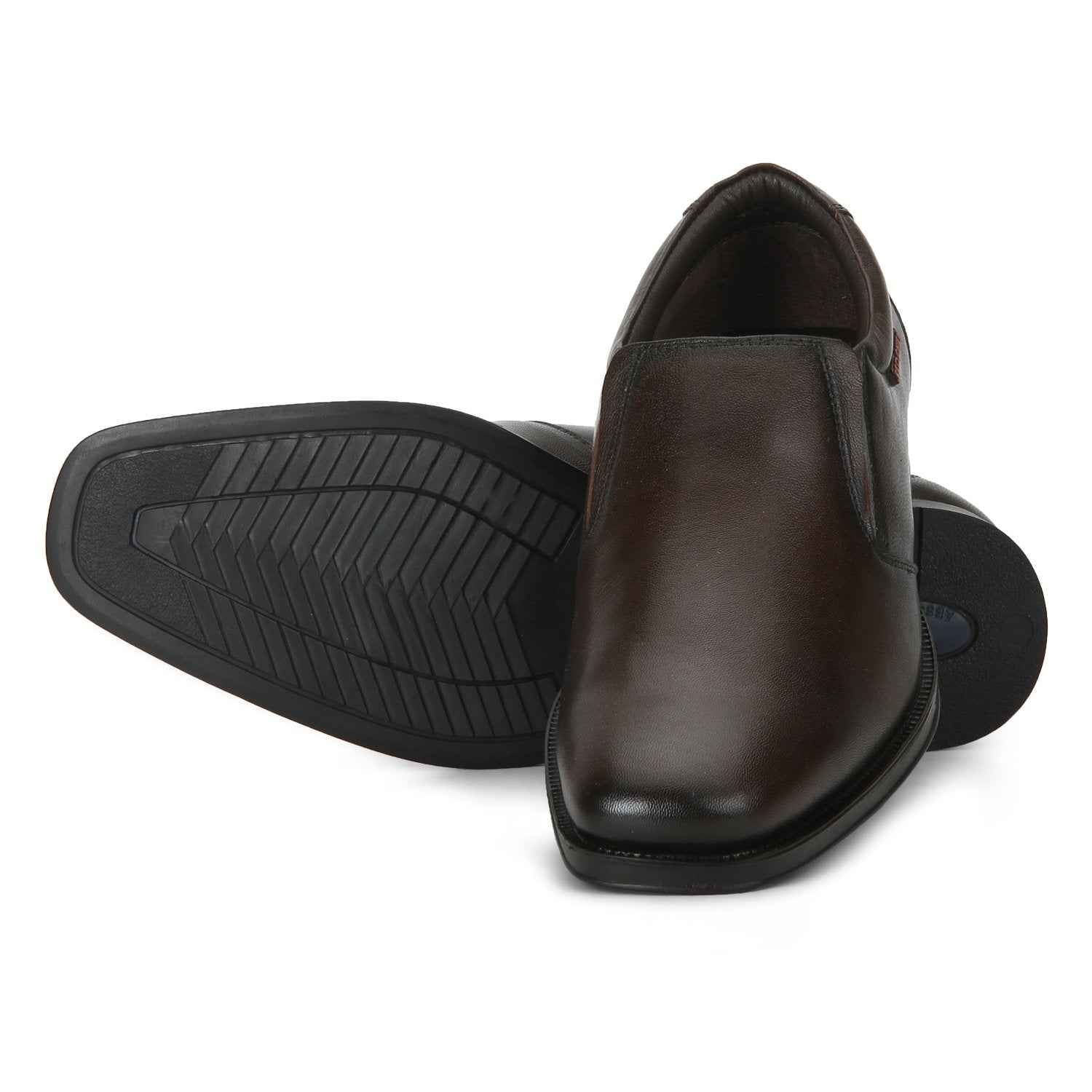 Red Chief Classic Slip-On | Men's Formal Shoes for Office | Brown | TPR Sole SaumyasStore