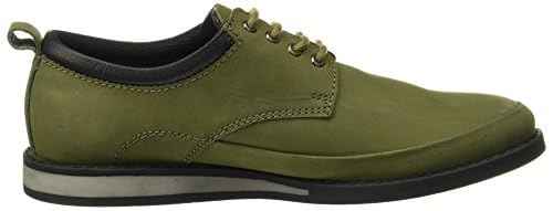 Red Chief Derby Lace Up | Men's Formal Shoes for Office | Olive/Green | Size 8 UK | RC3485 SaumyasStore