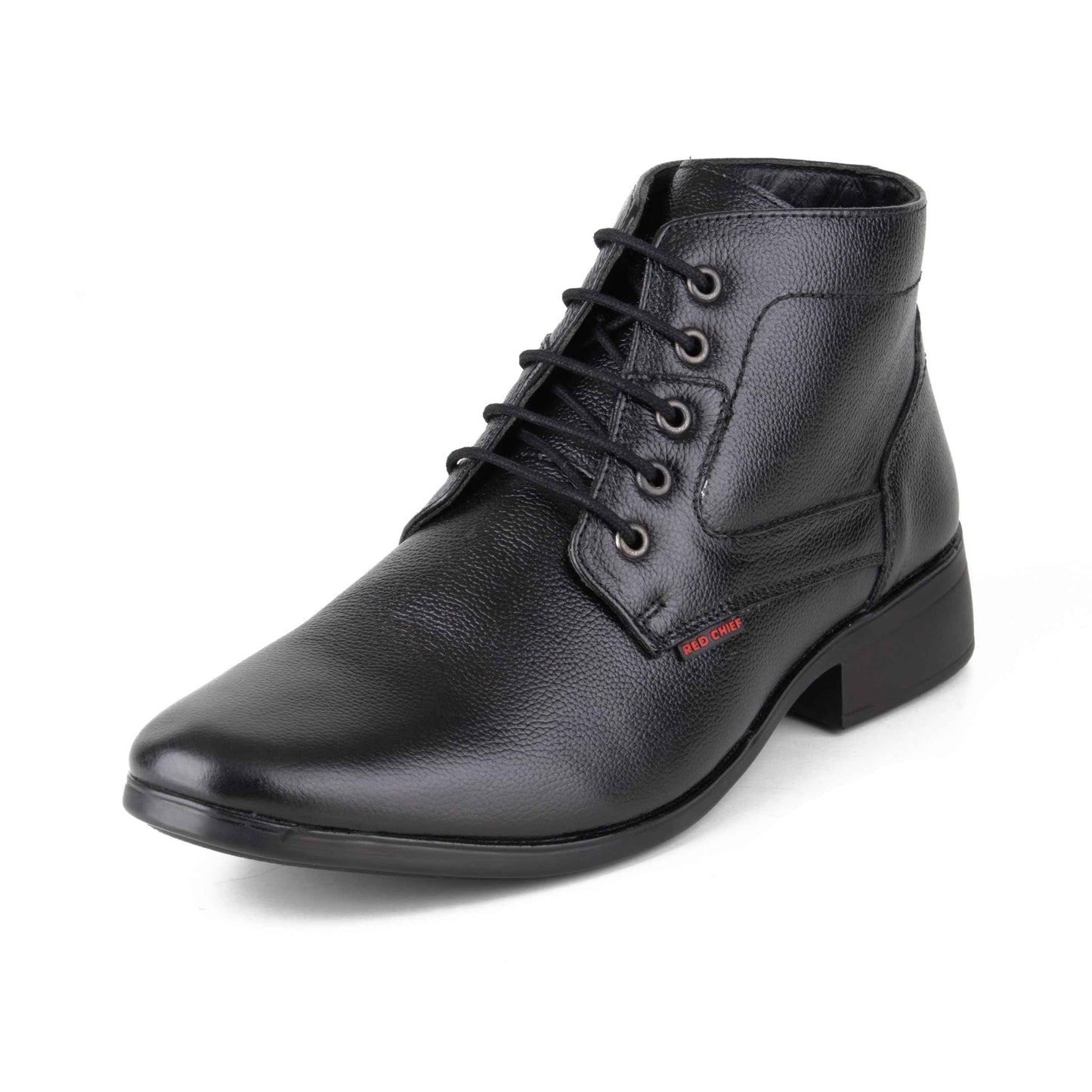 Red Chief Derby Lace Up | Men's Formal Shoes for Office | PU Sole | Black |Size 8 UK | RC3545 SaumyasStore