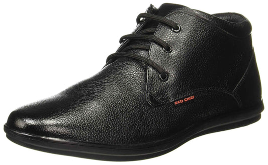 Red Chief Formal Derby Shoes for Men | Black |Size 7 UK | RC3467 SaumyasStore